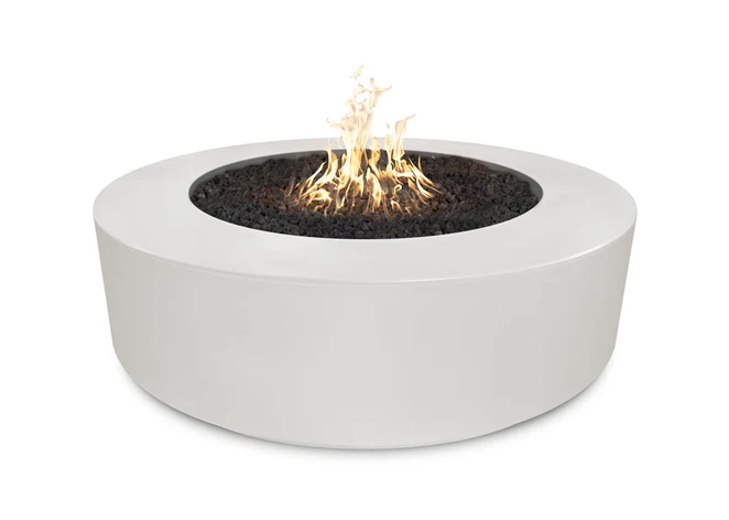The Outdoor Plus 72" Florence Concrete Fire Pit + Free Cover - Image 6