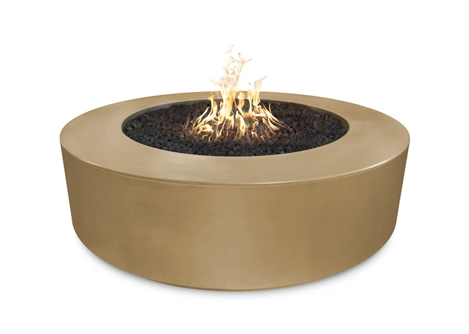 The Outdoor Plus 72" Florence Concrete Fire Pit + Free Cover - Image 8