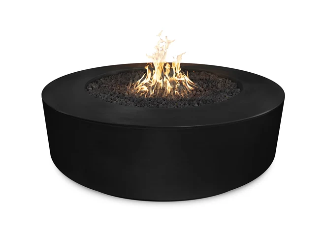 The Outdoor Plus 72" Florence Concrete Fire Pit + Free Cover - Image 9