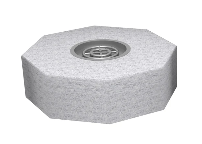 The Outdoor Plus 84" x 16" Ready-to-Finish Octagon Gas Fire Pit Kit - Image 2