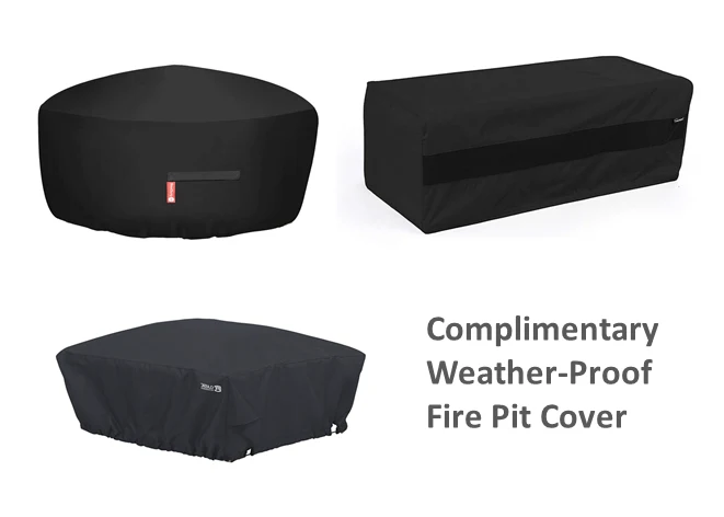 The Outdoor Plus 84" x 16" Ready-to-Finish Round Gas Fire Table Kit - Image 14