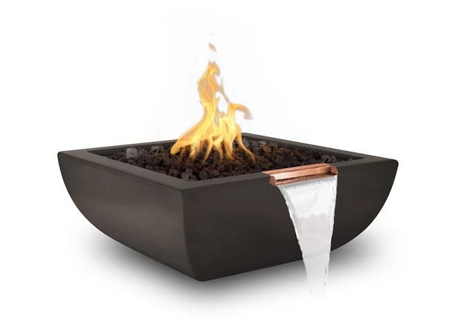 The Outdoor Plus Avalon Concrete Fire & Water Bowl + Free Cover - Image 7