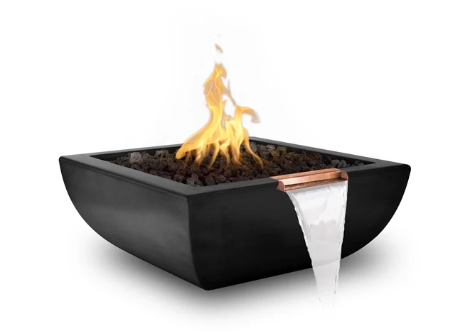 The Outdoor Plus Avalon Concrete Fire & Water Bowl + Free Cover - Image 9