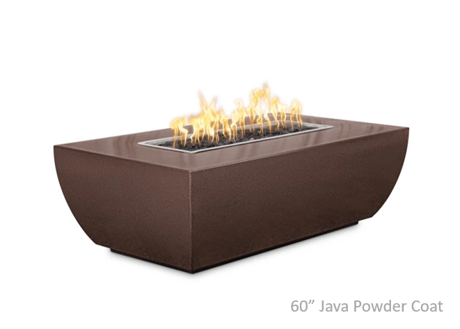 The Outdoor Plus Avalon Linear Metal Fire Pit - 24" Tall + Free Cover - Image 2