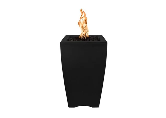 The Outdoor Plus Baston Concrete Fire Pillar + Free Cover - Image 2
