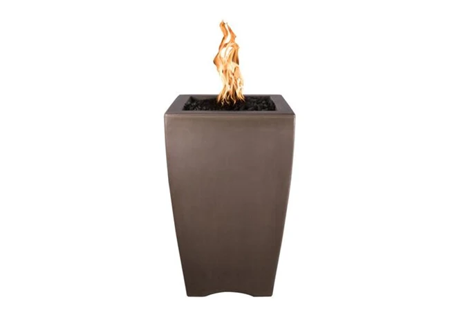 The Outdoor Plus Baston Concrete Fire Pillar + Free Cover - Image 4