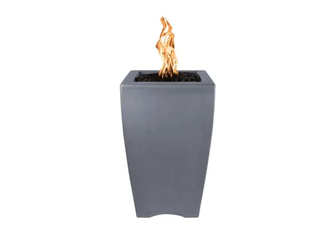 The Outdoor Plus Baston Concrete Fire Pillar + Free Cover - Image 5