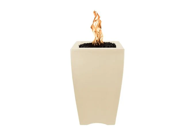 The Outdoor Plus Baston Concrete Fire Pillar + Free Cover - Image 7
