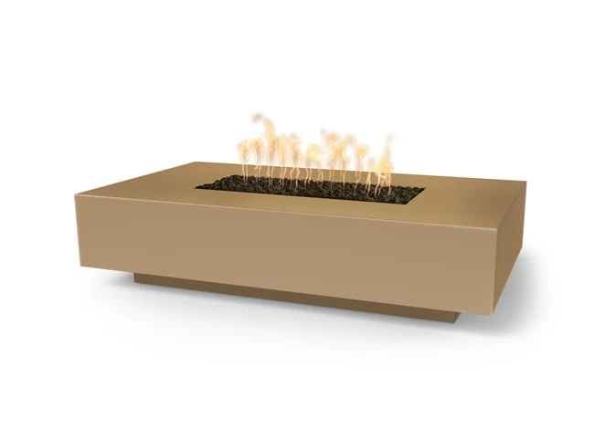 The Outdoor Plus Cabo Linear Concrete Fire Pit + Free Cover - Image 6