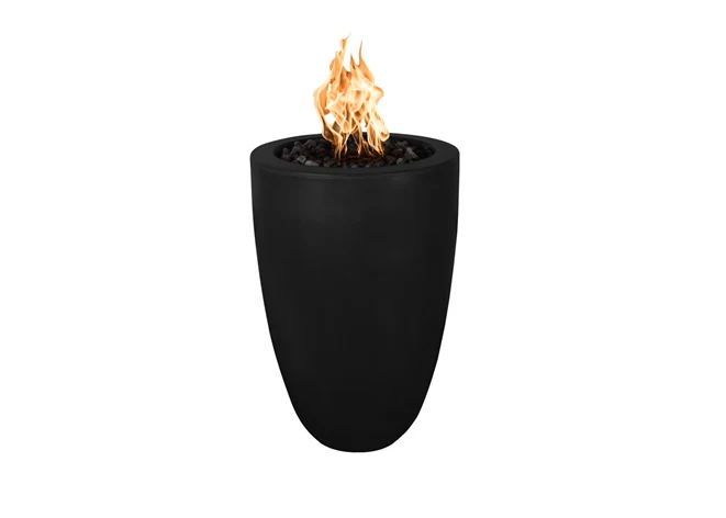 The Outdoor Plus Castillo Concrete Fire Pillar + Free Cover - Image 6