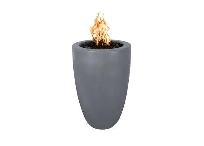 The Outdoor Plus Castillo Concrete Fire Pillar + Free Cover - Image 8
