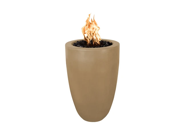 The Outdoor Plus Castillo Concrete Fire Pillar + Free Cover - Image 9