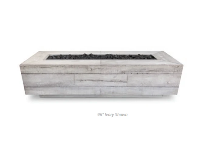 The Outdoor Plus Catalina Wood Grain Fire Pit + Free Cover - Image 2
