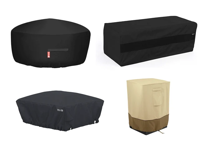 The Outdoor Plus Cazo Concrete Fire Pit - Narrow Lip + Free Cover - Image 11