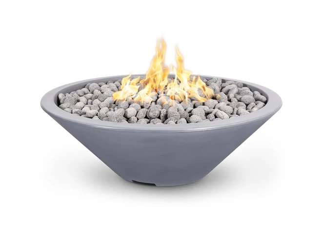 The Outdoor Plus Cazo Concrete Fire Pit - Narrow Lip + Free Cover - Image 5