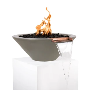 The Outdoor Plus Cazo Concrete Fire & Water Bowl + Free Cover - Image 8