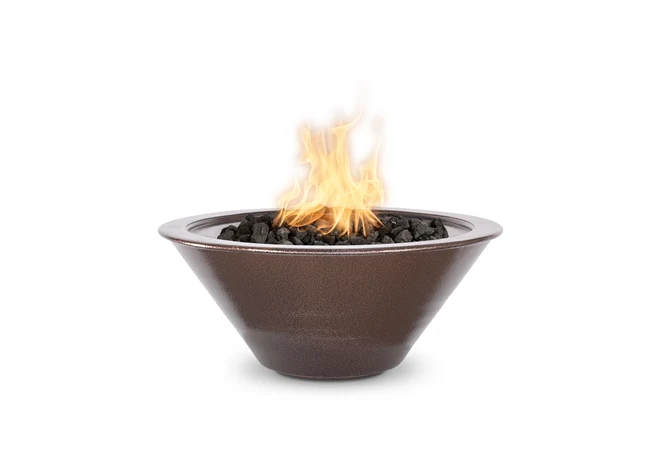 The Outdoor Plus Cazo Powdercoated Steel Fire Bowl + Free Cover