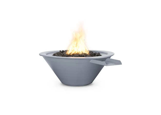 The Outdoor Plus Cazo Powdercoated Steel Fire & Water Bowl + Free Cover - Image 2