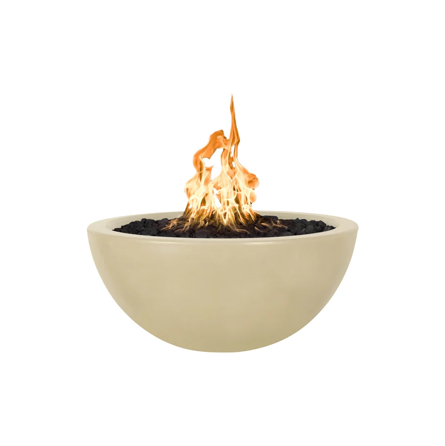 The Outdoor Plus Luna Concrete Fire Pit + Free Cover - Image 5