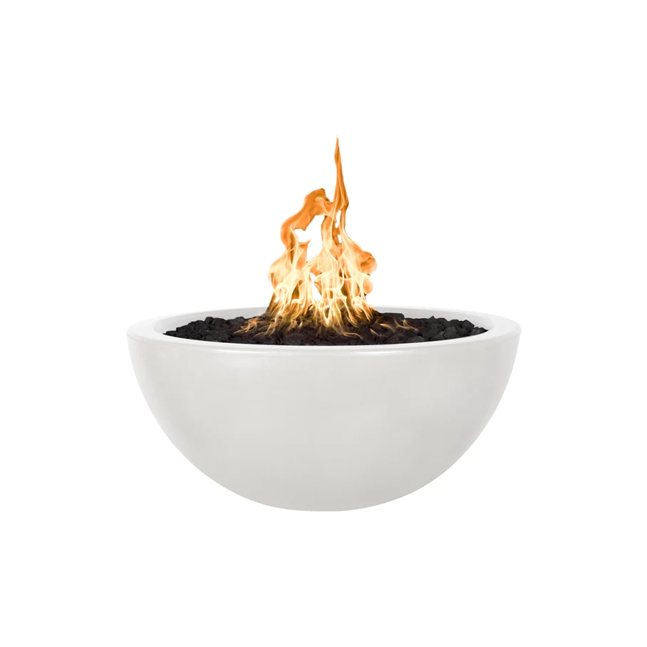 The Outdoor Plus Luna Concrete Fire Pit + Free Cover - Image 6