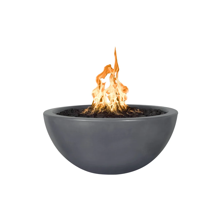 The Outdoor Plus Luna Concrete Fire Pit + Free Cover - Image 7
