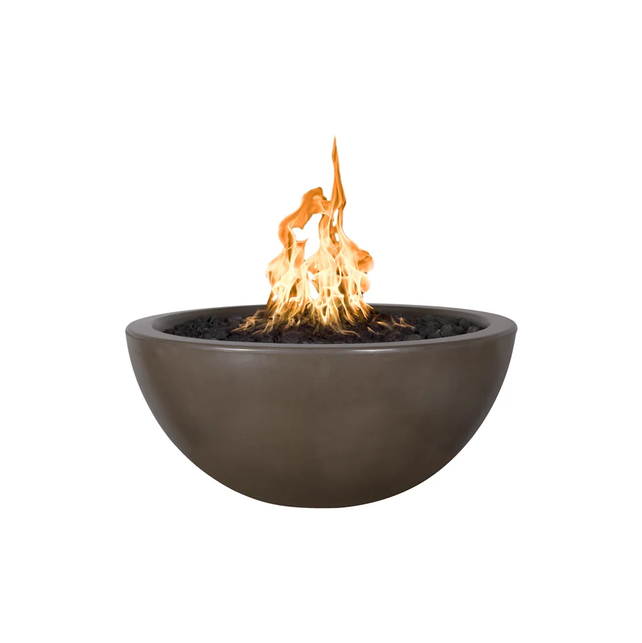The Outdoor Plus Luna Concrete Fire Pit + Free Cover - Image 8