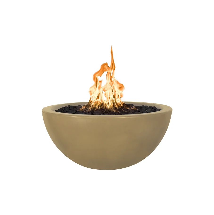 The Outdoor Plus Luna Concrete Fire Pit + Free Cover - Image 9
