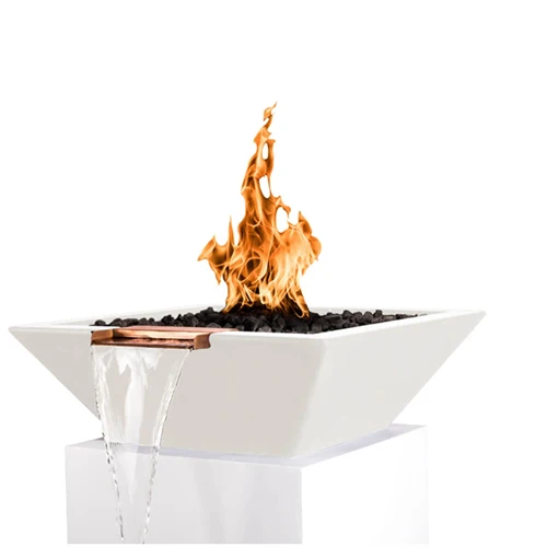 The Outdoor Plus Maya Concrete Fire & Water Bowl + Free Cover - Image 6