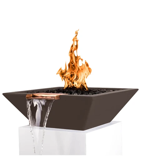 The Outdoor Plus Maya Concrete Fire & Water Bowl + Free Cover - Image 7