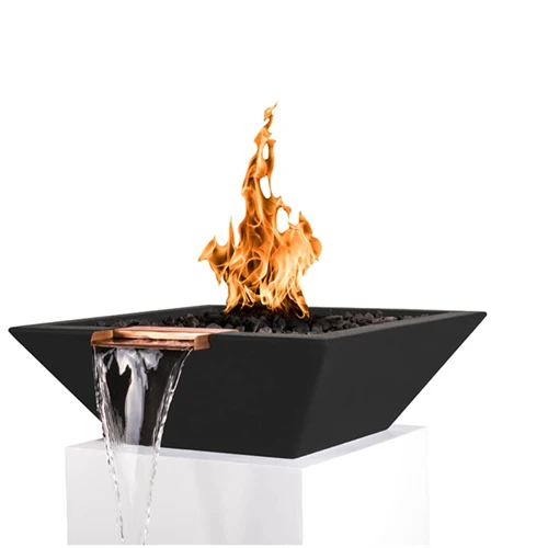 The Outdoor Plus Maya Concrete Fire & Water Bowl + Free Cover - Image 8