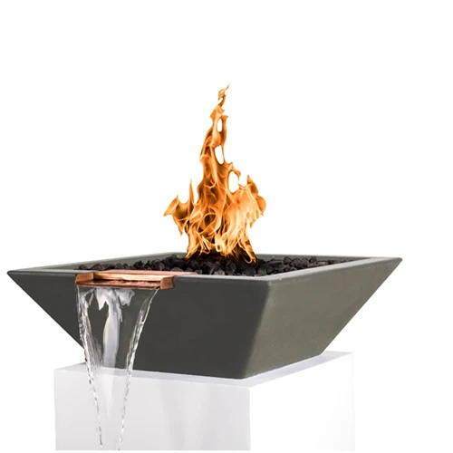 The Outdoor Plus Maya Concrete Fire & Water Bowl + Free Cover - Image 9