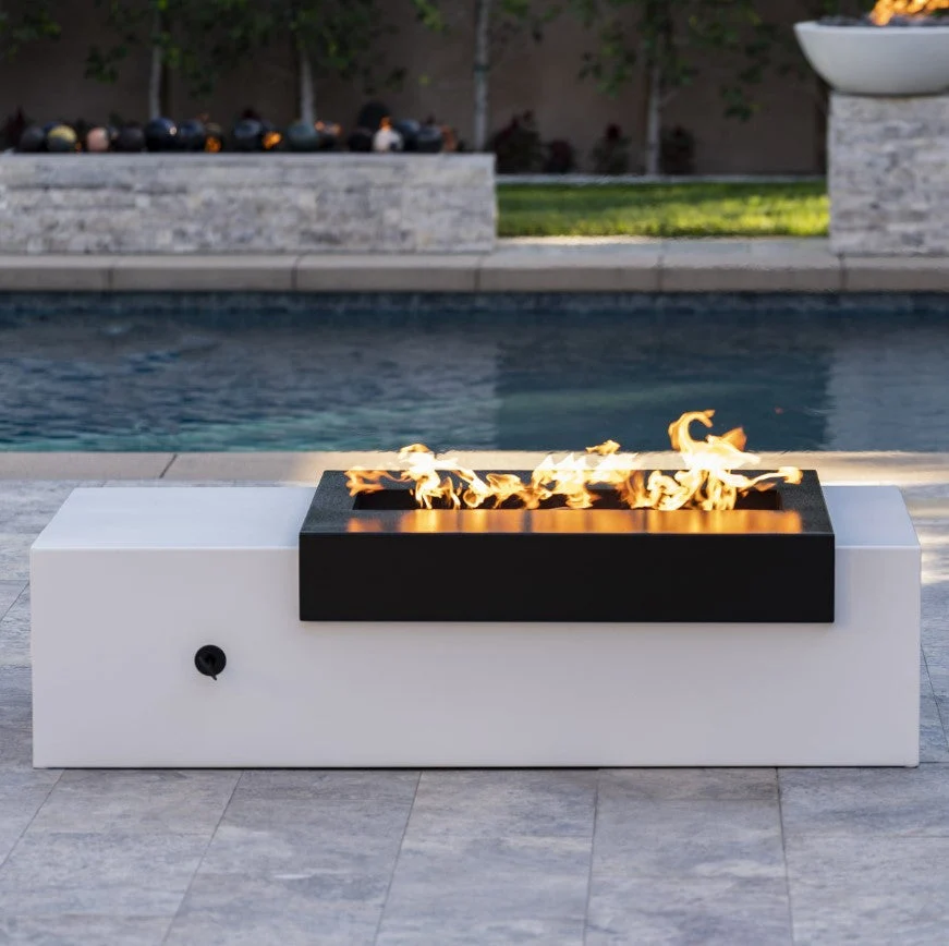 The Outdoor Plus Moonstone Fire Pit / Black & White Collection + Free Cover - Image 2