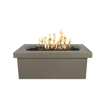 The Outdoor Plus Ramona Rectangular Concrete Fire Table + Free Cover - Image 10