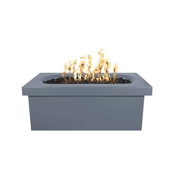 The Outdoor Plus Ramona Rectangular Concrete Fire Table + Free Cover - Image 8