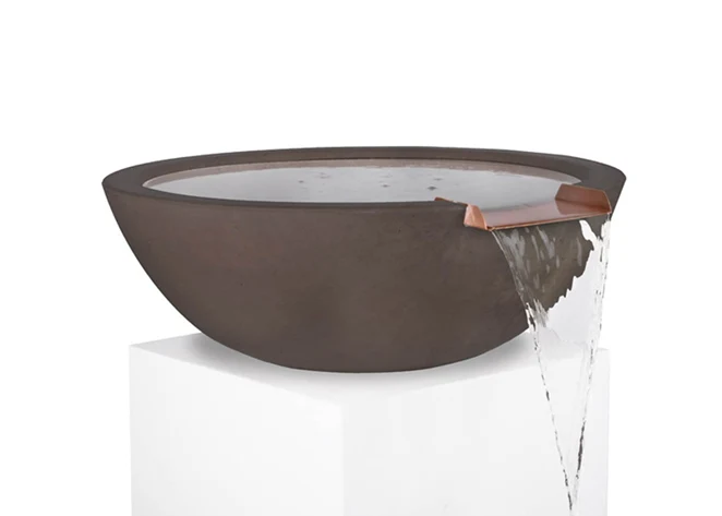 The Outdoor Plus Sedona Concrete Water Bowl + Free Cover - Image 11