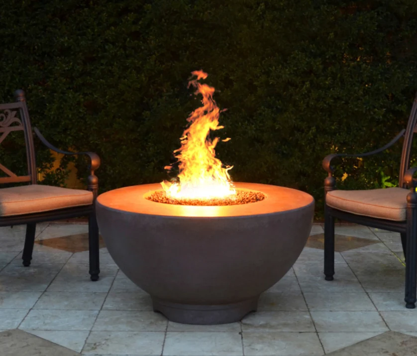 The Outdoor Plus Sienna Concrete Fire Pit + Free Cover - Image 11
