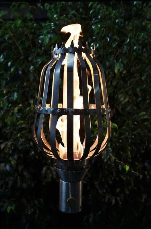 The Outdoor Plus Urn Fire Torch / Stainless Steel + Free Cover