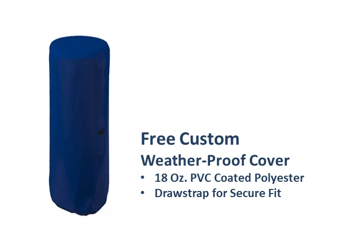 The Outdoor Plus Vent Fire Torch / Stainless Steel + Free Cover - Image 2
