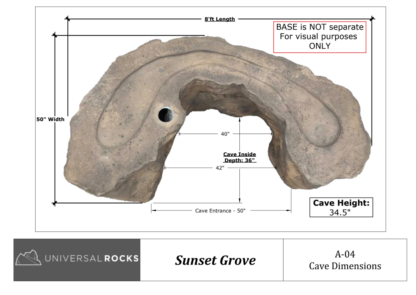Universal Rocks Sunset Grove Pool Kit - PWK-001 - Image 8