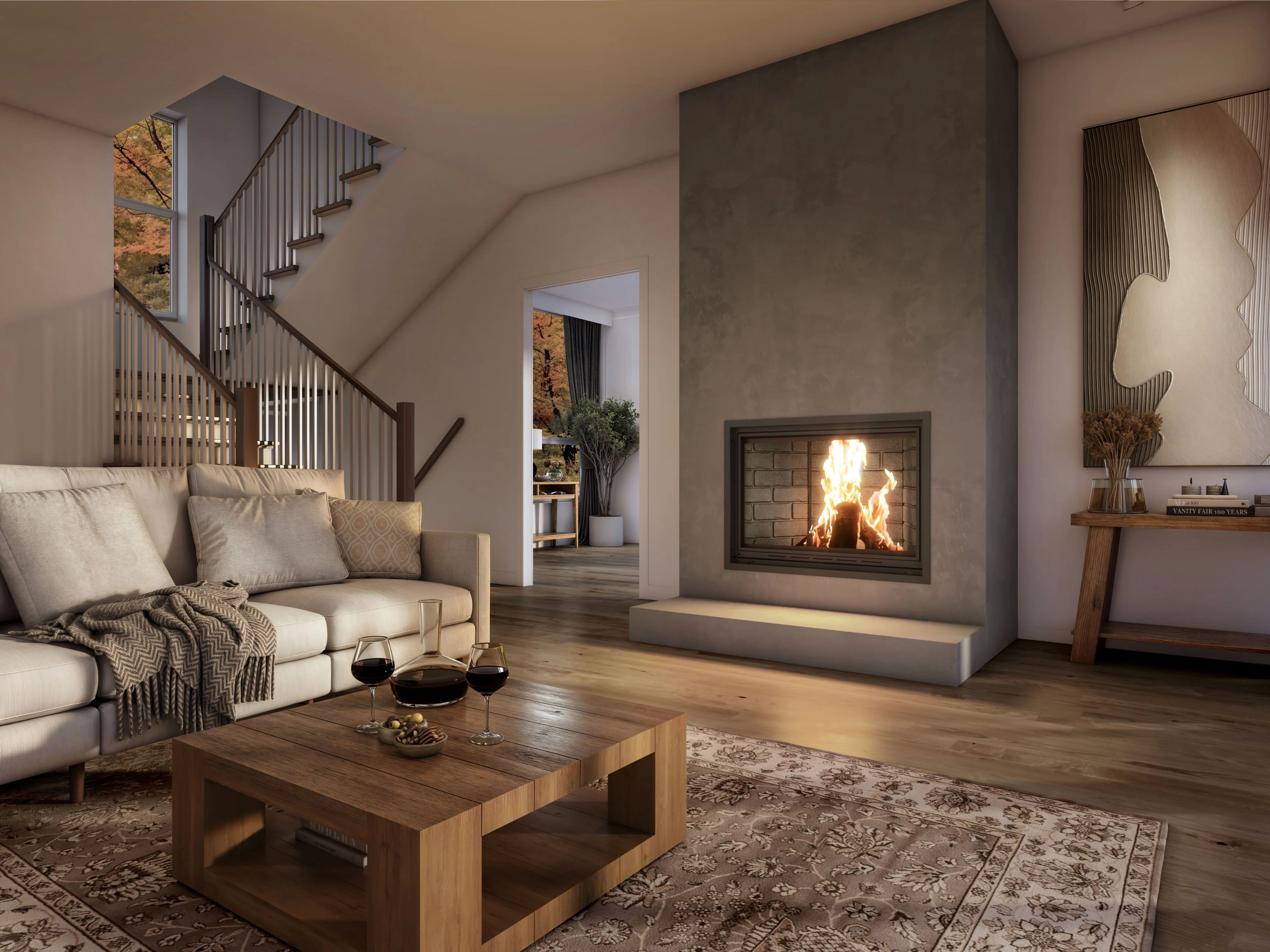 Valcourt Frontenac Decorative Wood Fireplace - FP11D - Image 13