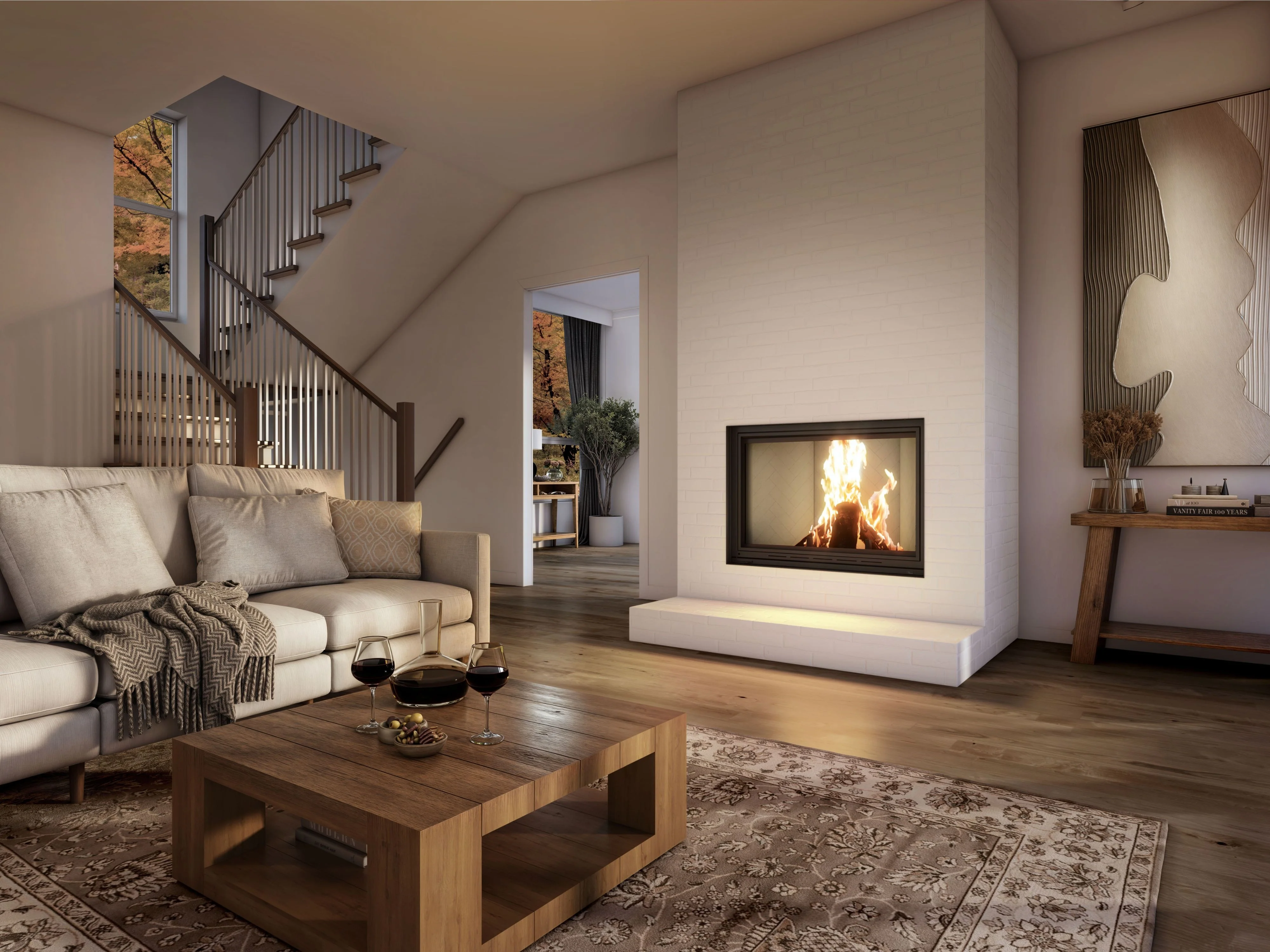 Valcourt Frontenac Decorative Wood Fireplace - FP11D - Image 7