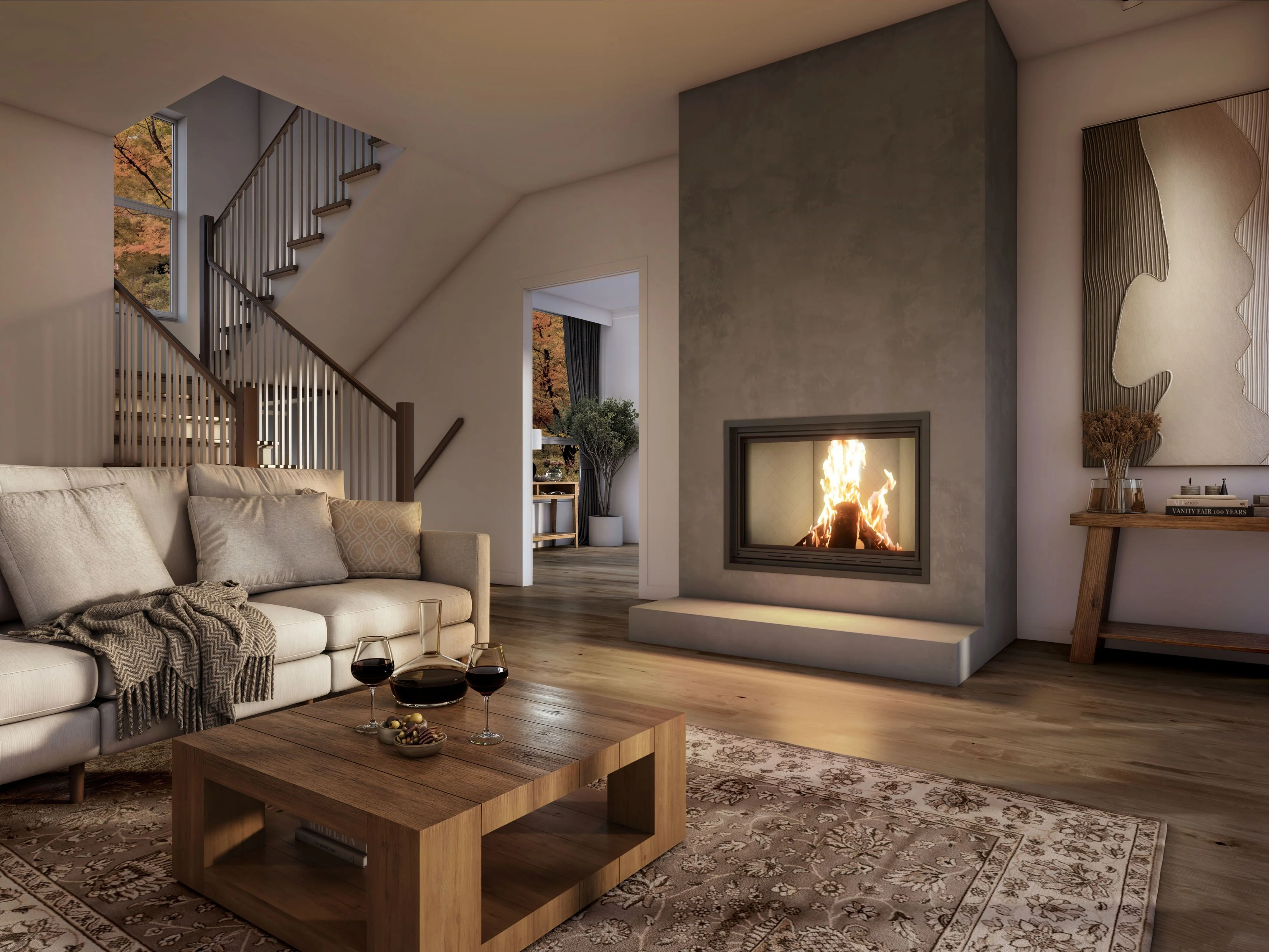 Valcourt Frontenac Decorative Wood Fireplace - FP11D - Image 9