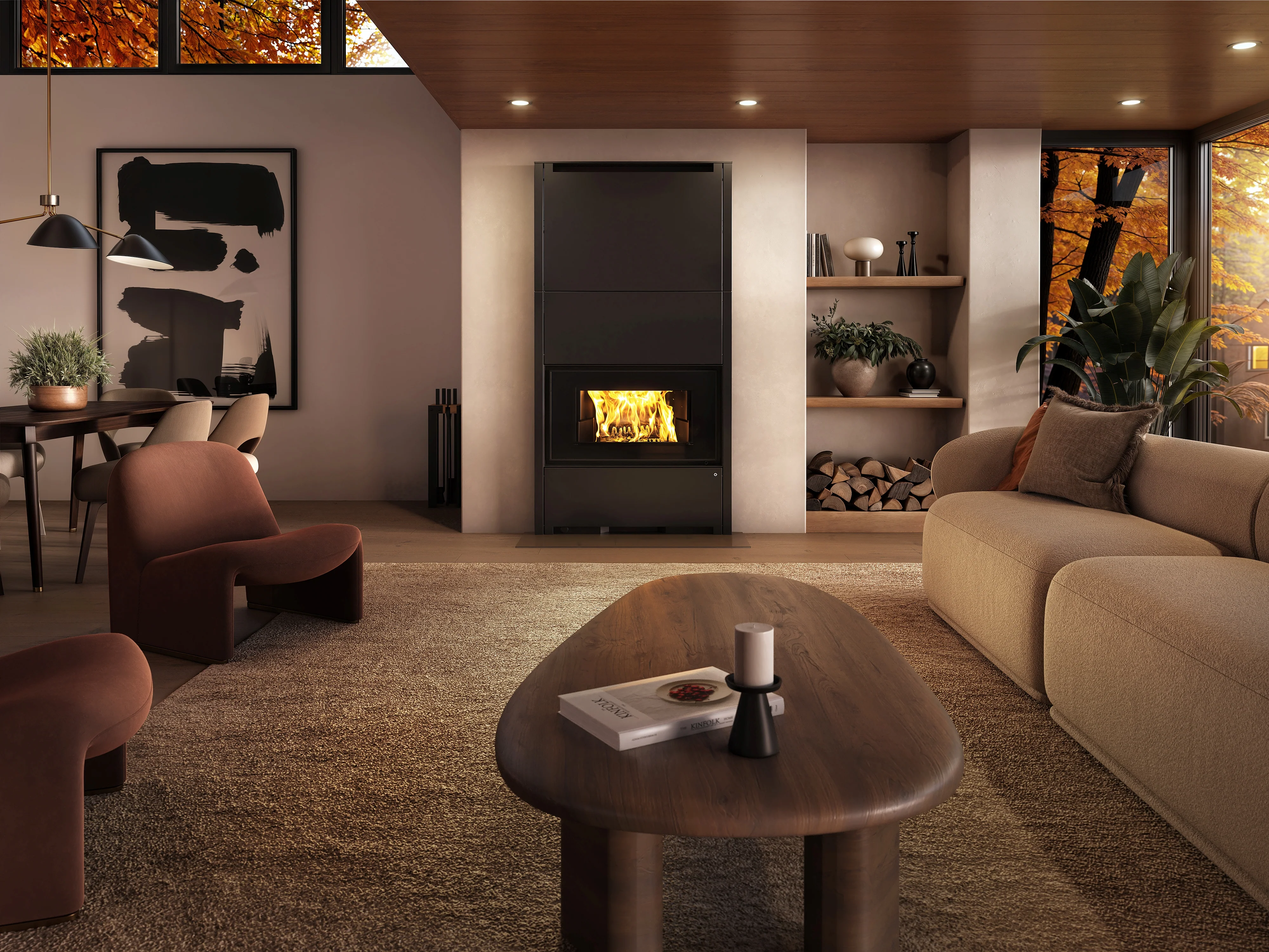 Valcourt St-Louis Wood Fireplace - FP19 - Image 2