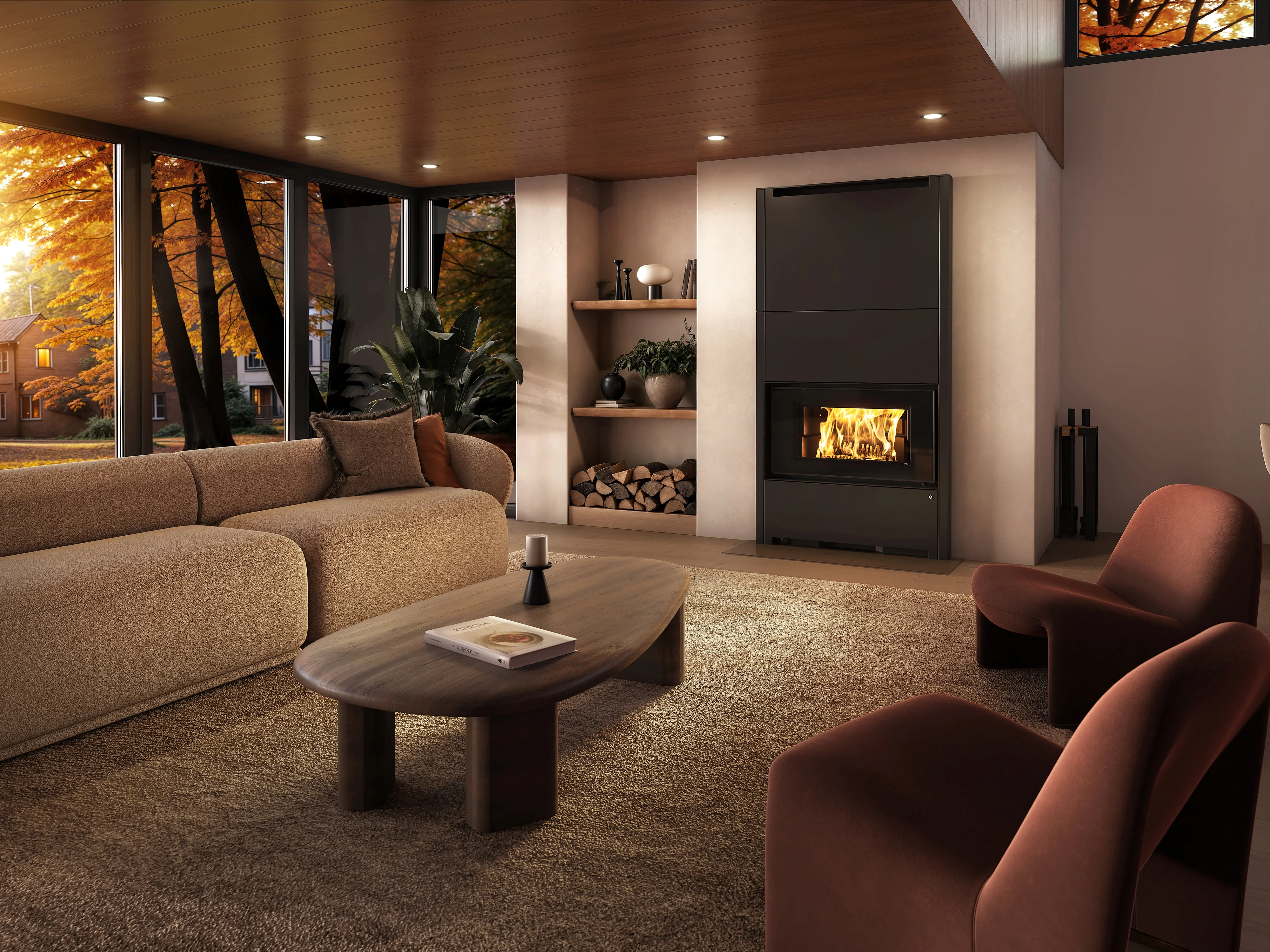 Valcourt St-Louis Wood Fireplace - FP19 - Image 3