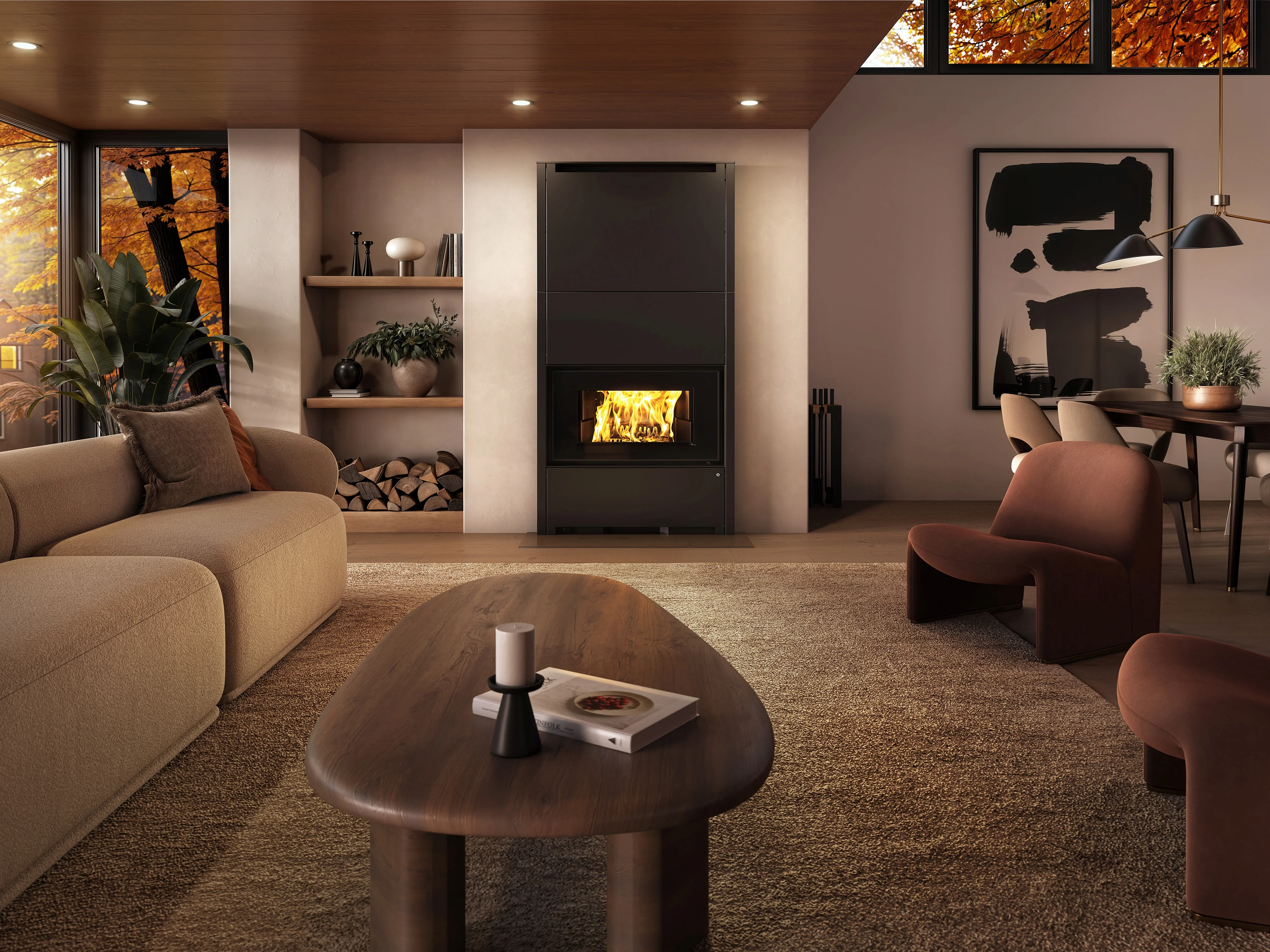 Valcourt St-Louis Wood Fireplace - FP19 - Image 4