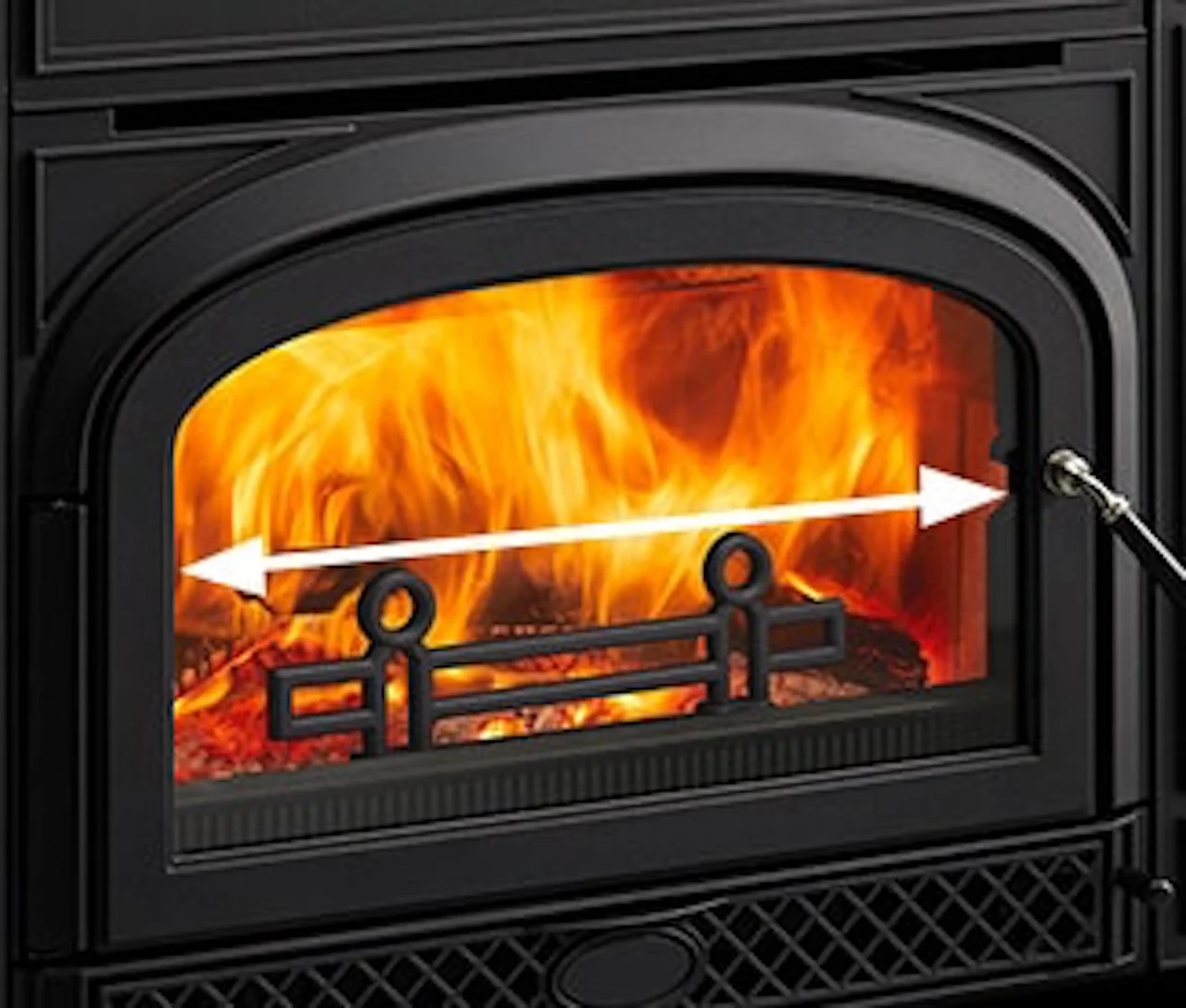 Vermont Castings Montpelier II Wood Burning Insert - MONTP-II-CB - Image 3