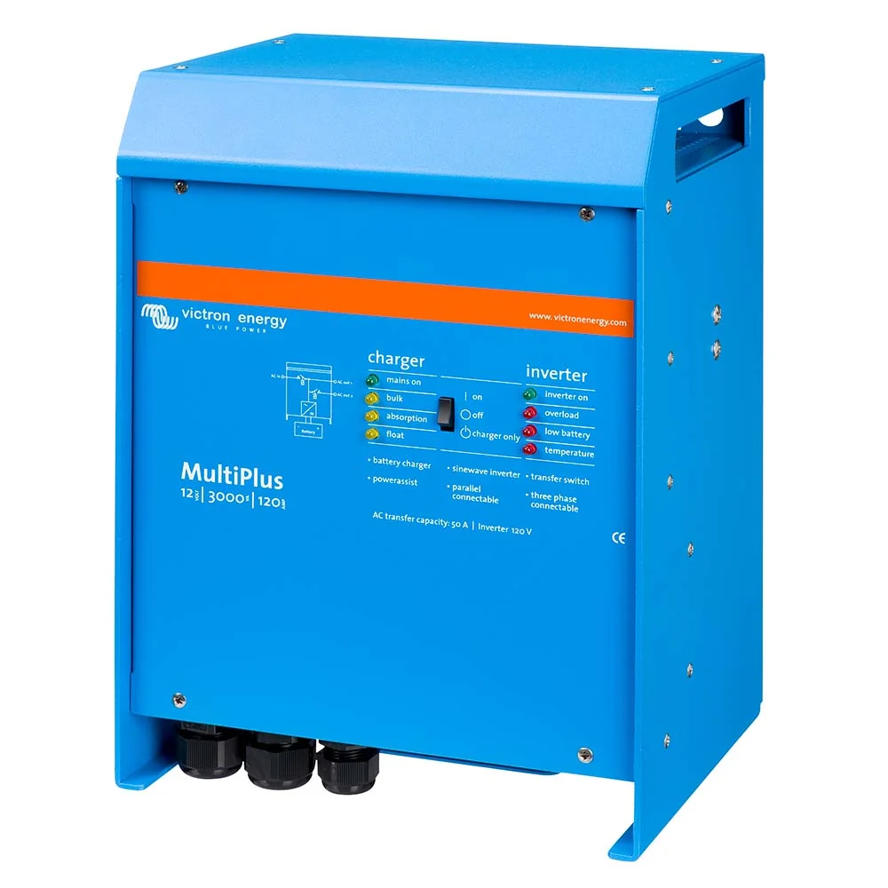 Victron MultiPlus Inverter/Charger 12 VDC - 3000W - 120vAC w/120AMP Battery Charger - 50AMP Transfer Switch [PMP123021102] - Image 3