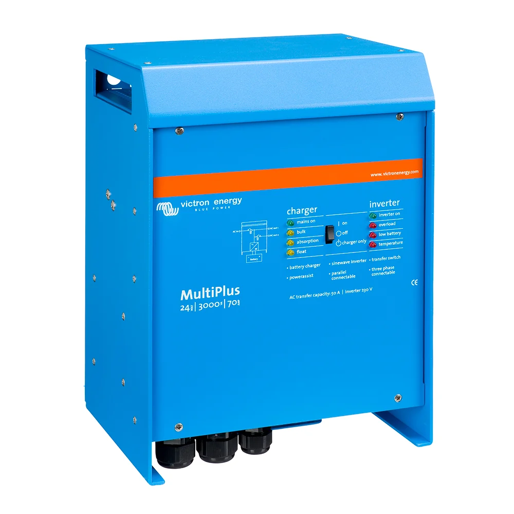 Victron Multiplus Inverter/Charger 24V DC - 3000W - 120V AC w/70AMP Battery Charger - 50AMP Transfer Switch (UL LISTED) [PMP242301102] - Image 2