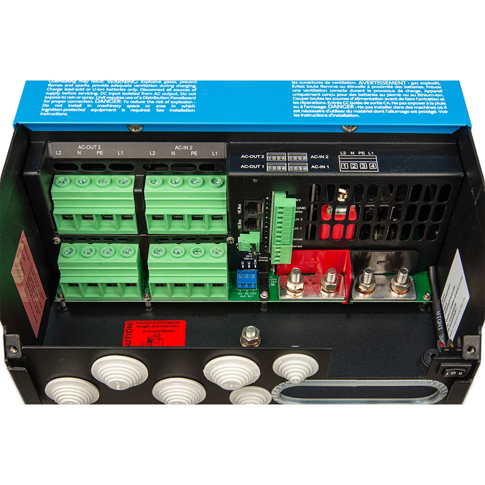 Victron Quattro-II - 12/3000 - 120-50/50 - 2X 120V [QUA122305130] - Image 6