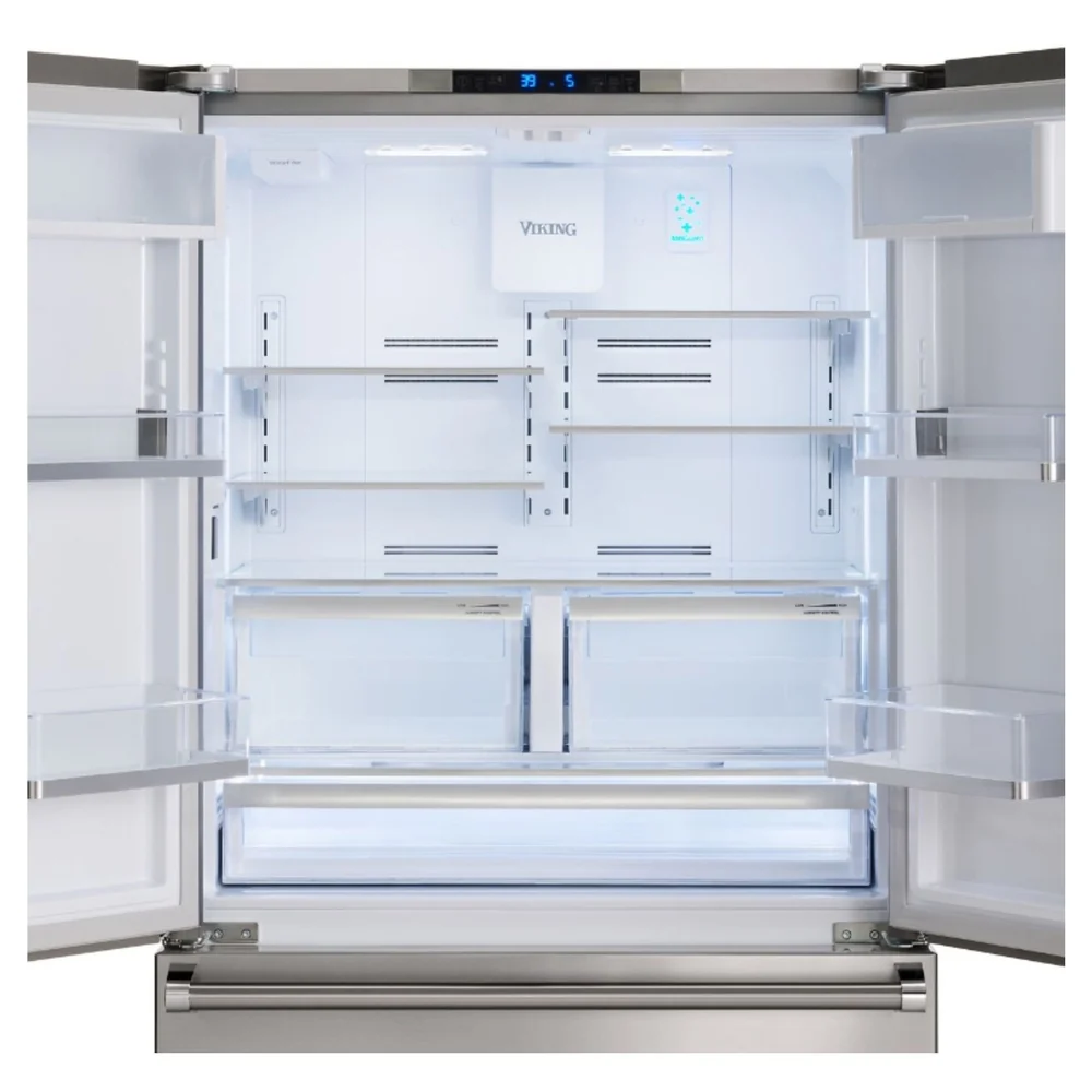 Viking 3 Series 36 inch Counter-Depth French Door Refrigerator with 19.86 Cu. Ft. Capacity - RVFFR336SS - Image 17